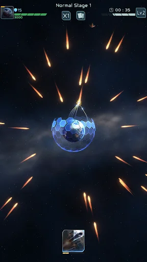 Gameplay screenshot 1 from Planet Defense: Space TD - Strategy game