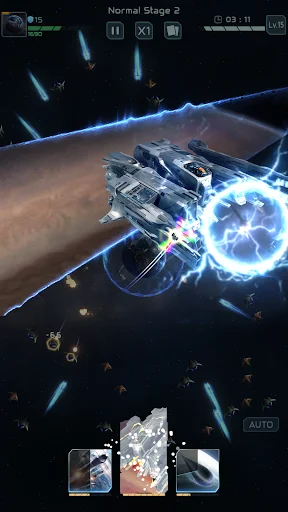 Gameplay screenshot 3 from Planet Defense: Space TD - Strategy game